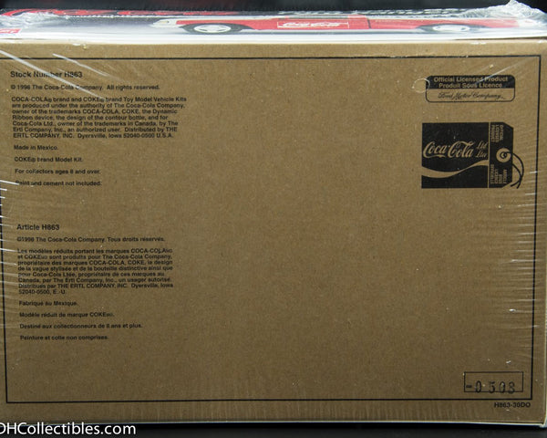 1995 AMT ERTL Ford Ranger Pickup Coca-Cola 1:25 Scale Model Kit - Rare & Vintage!
