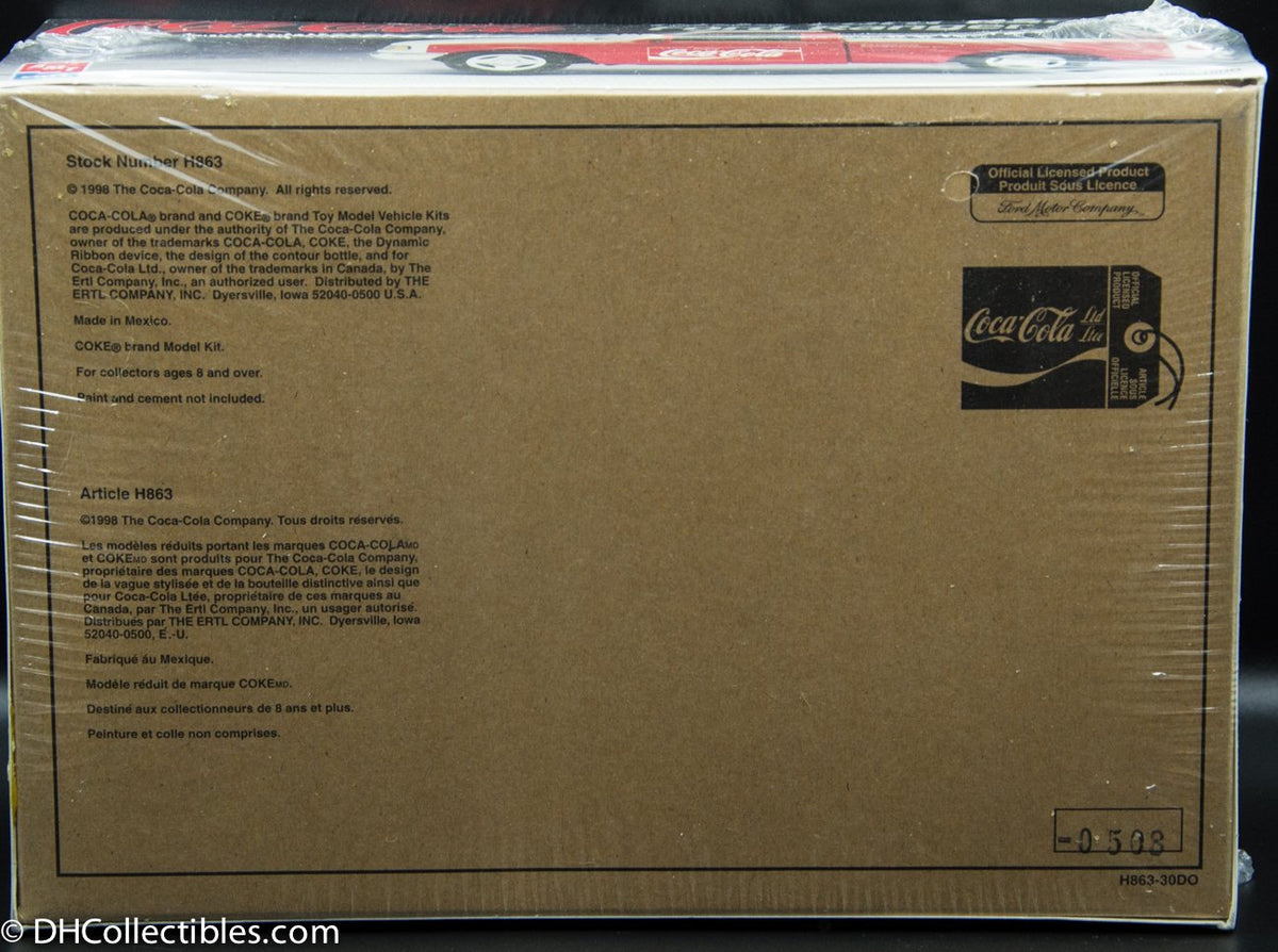 1995 AMT ERTL Ford Ranger Pickup Coca-Cola 1:25 Scale Model Kit - Rare ...
