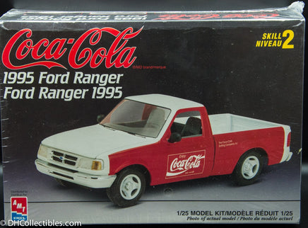 1995 AMT ERTL Ford Ranger Pickup Coca-Cola 1:25 Scale Model Kit - Rare & Vintage!