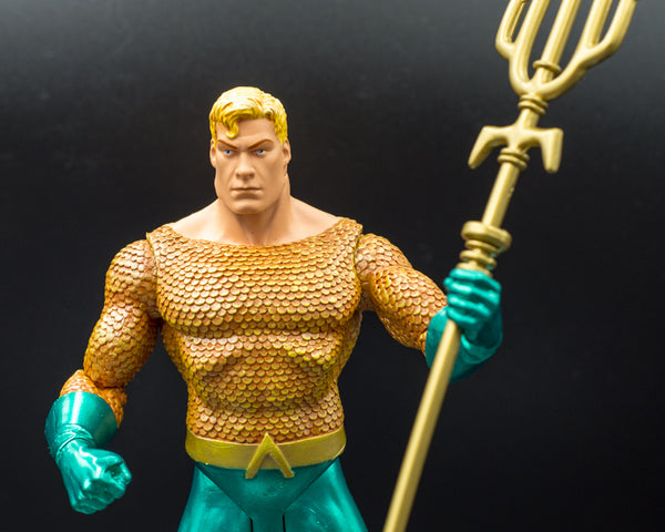 2005 DC Direct Alex Ross Justice League Series 2 Aquaman Action Figure - Loose