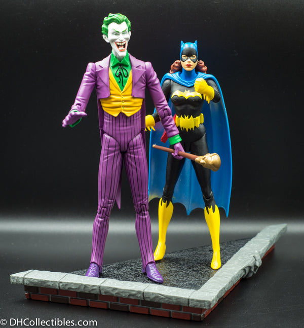 2003 DC Direct Classic Silver Age The Joker and Batgirl Deluxe Action Figure Set - Loose