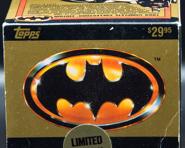 1989 Topps Batman Movie Trading Cards Complete Collectors Edition - Series 1