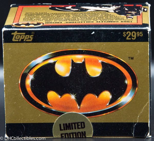 1989 Topps Batman Movie Trading Cards Complete Collectors Edition - Series 1