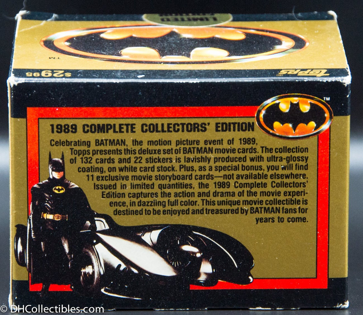 1989 Topps Batman Movie Trading Cards Complete Collectors Edition - Series 1