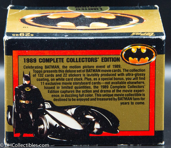 1989 Topps Batman Movie Trading Cards Complete Collectors Edition - Series 1