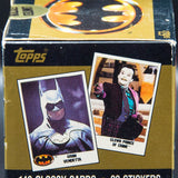 1989 Topps Batman Movie Trading Cards Complete Collectors Edition - Series 1
