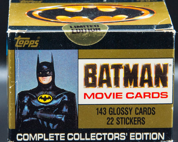 1989 Topps Batman Movie Trading Cards Complete Collectors Edition - Series 1