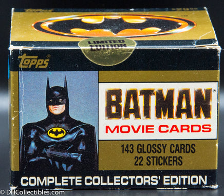 1989 Topps Batman Movie Trading Cards Complete Collectors Edition - Series 1