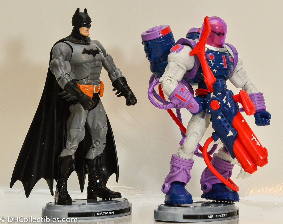 2011 Batman Legacy Silver Age Batman and Mr Freeze Action Figures - Loose