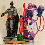 2011 Batman Legacy Silver Age Batman and Mr Freeze Action Figures - Loose
