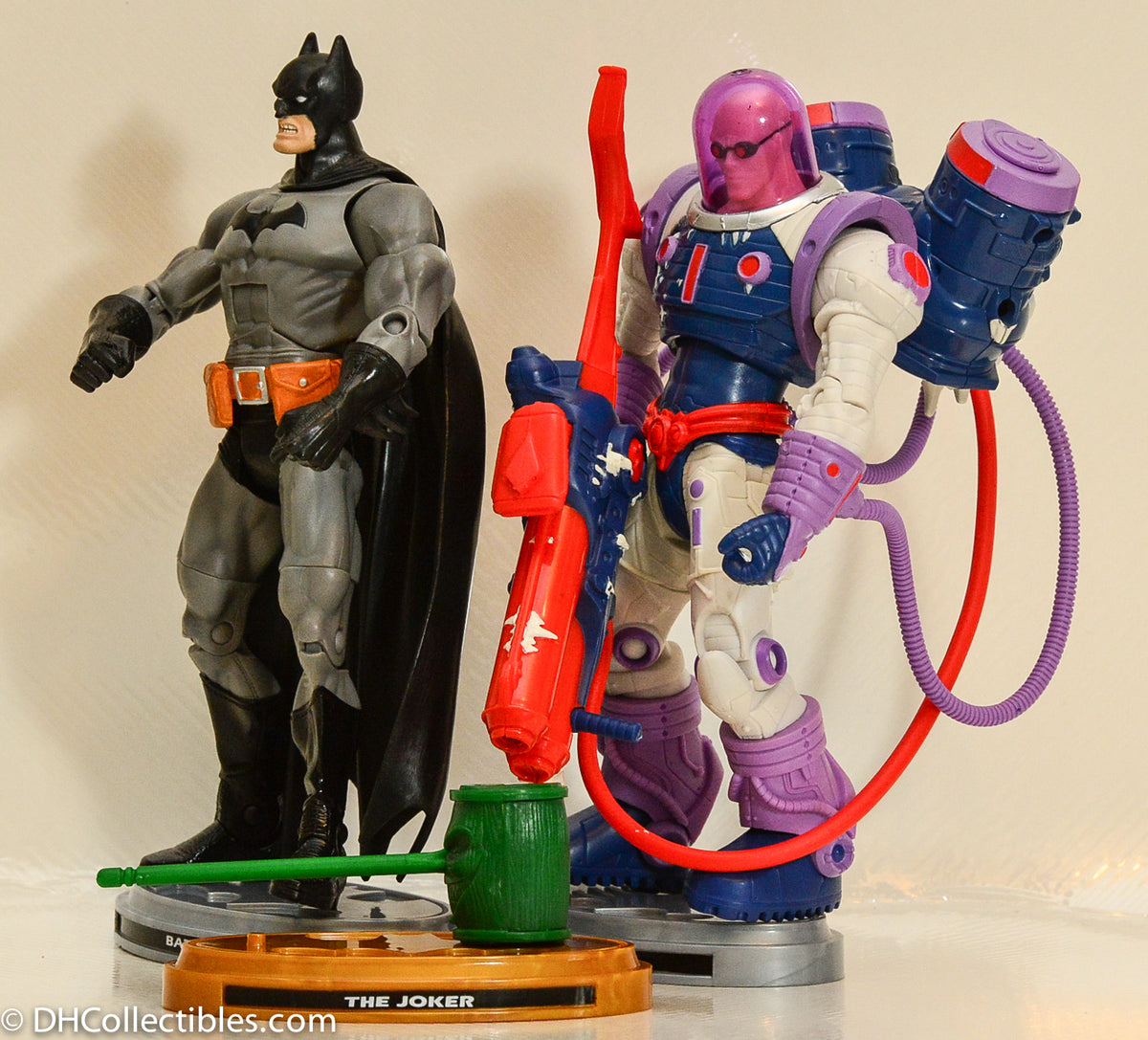 2011 Batman Legacy Silver Age Batman and Mr Freeze Action Figures - Loose
