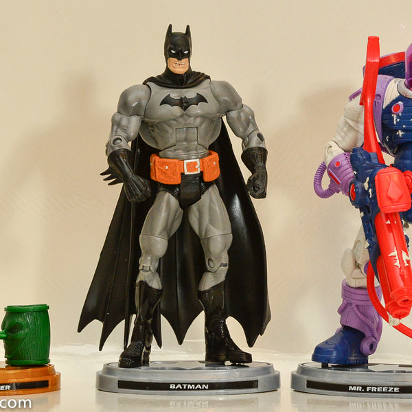 2011 Batman Legacy Silver Age Batman and Mr Freeze Action Figures - Loose