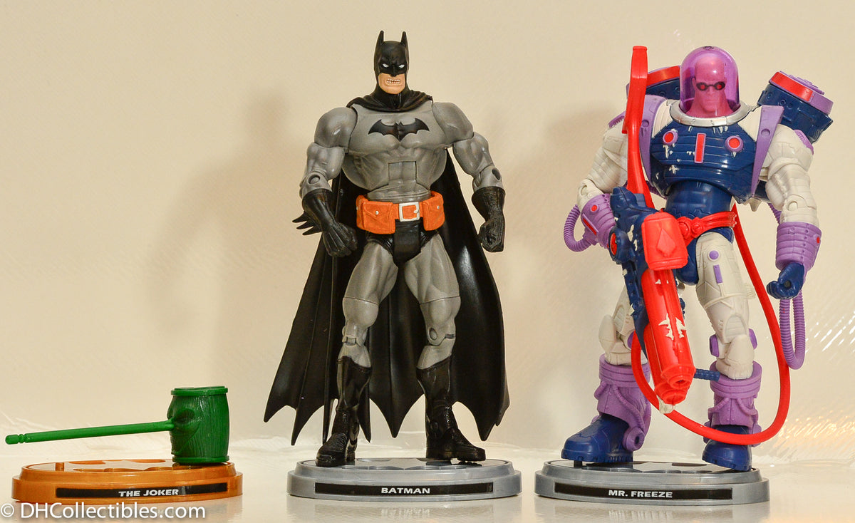 2011 Batman Legacy Silver Age Batman and Mr Freeze Action Figures - Loose