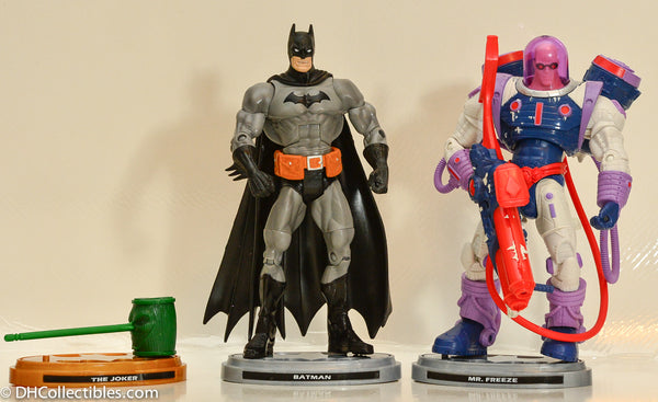 2011 Batman Legacy Silver Age Batman and Mr Freeze Action Figures - Loose