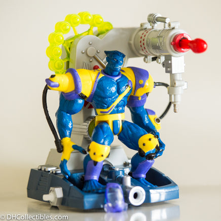 1997 Toy Biz X-Men Beast with Motorized Deep Space Cosmic Blaster-  Loose