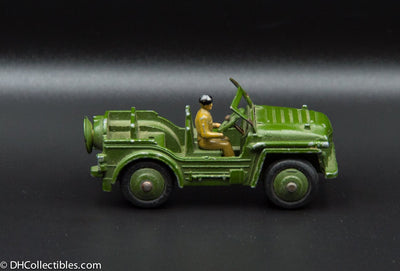 1950s Vintage Dinky Toys Military Army Austin Champ #674 Diecast Car