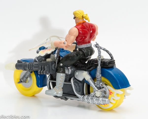 1995 Ghost Rider Blaze Spirits of Vengeance Cycle Action Figure Set - Loose