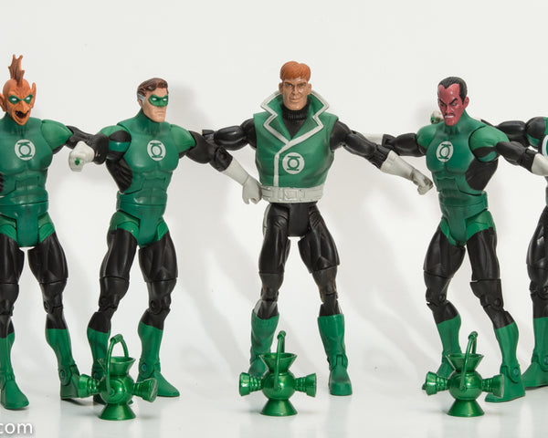 2010 DC Universe Classics Green Lanterns Light 5 Pack Complete - Loose