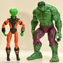 2006 Marvel Legends Face Off Series 1 Action Figure Twin Pack Hulk vs Leader - Loose