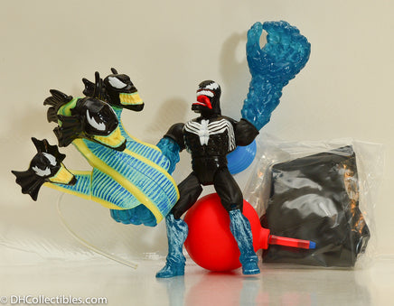 1998 Toy Biz Spider-Man Web Splasher Hydro Blast Venom Action Figure - Loose
