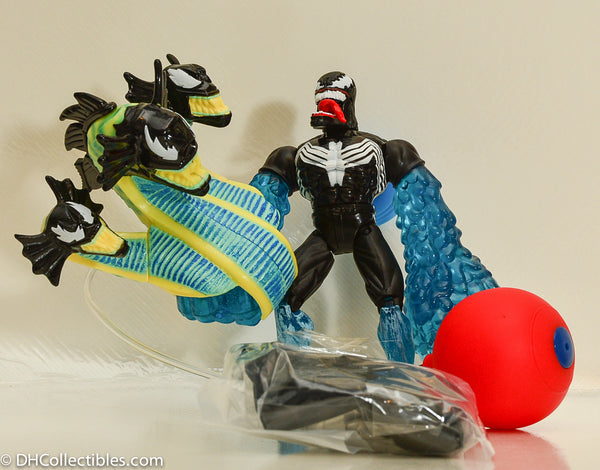 1998 Toy Biz Spider-Man Web Splasher Hydro Blast Venom Action Figure - Loose