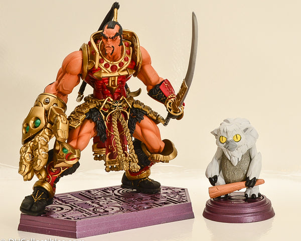 2007 Masters of the Universe Modern Series NECA Jitsu and Odiphus Mini Statue - Loose