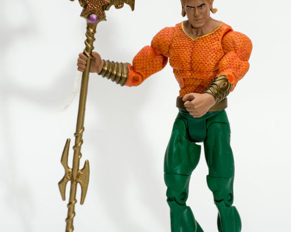 2008 DC Universe Classics Wave 2 Figure 2 Aquaman (Long Hair Variant) Action Figure - Loose