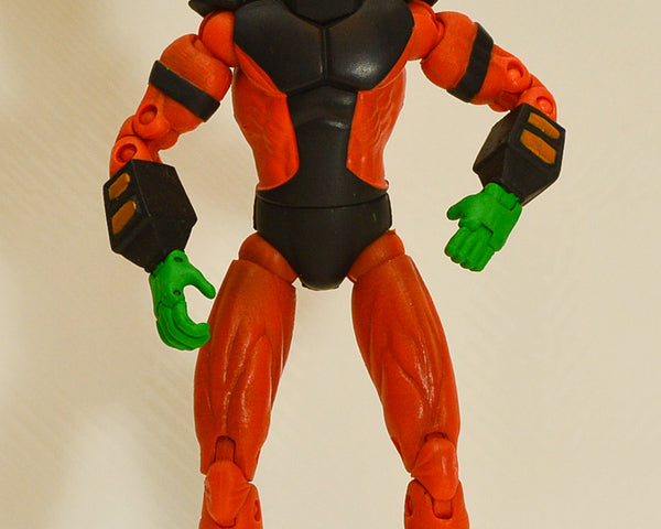 2006 Marvel Legends Face Off Series - Leader (Long Head Variant) - Loose