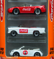 1998 Matchbox Coca-Cola Mattel Wheels 5 Pack Gift Set 1998 Diecast Cars