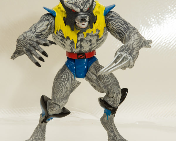 1996 X-Men Mutant Monsters Werewolf Wolverine Action Figure - Loose