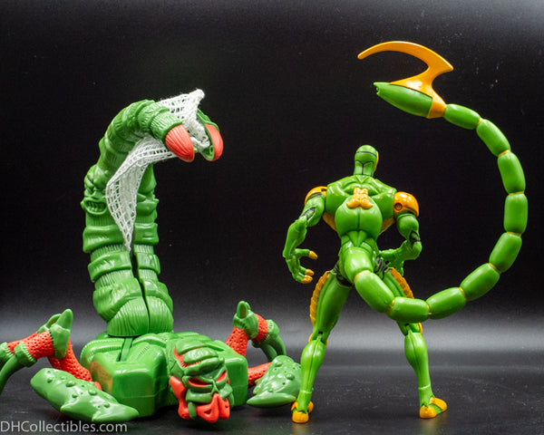 1997 Toybiz Spider-Man Web Trap Sinister Scorpion - Action Figure - Loose