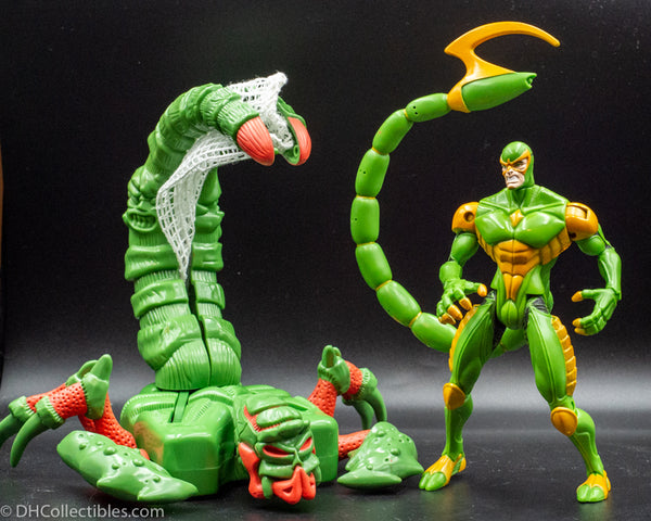 1997 Toybiz Spider-Man Web Trap Sinister Scorpion - Action Figure - Loose