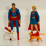 2003 DC Direct Silver Age Superboy & Supergirl Set - Loose