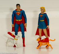 2003 DC Direct Silver Age Superboy & Supergirl Set - Loose