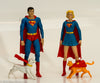 2003 DC Direct Silver Age Superboy & Supergirl Set - Loose