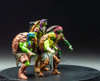 2014 TMNT 2" Mini Figures - Complete Set of 4 - Loose