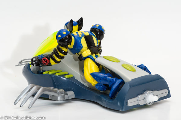 1997 Toy Biz X-men Wolverine Space Riders Action Figure & Space Shuttle - Loose