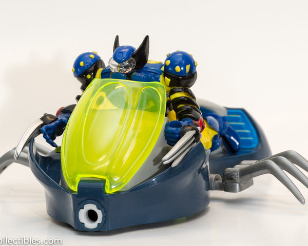 1997 Toy Biz X-men Wolverine Space Riders Action Figure & Space Shuttle - Loose