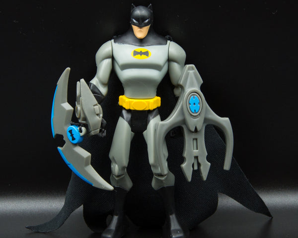 2004 Batman Cartoon Zip Action Batman Figure - Loose