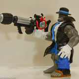 1996 ToyBiz Incredible Hulk Grey Battle Damaged Mr Fixit Bombastic Blasters Action Figure - Loose