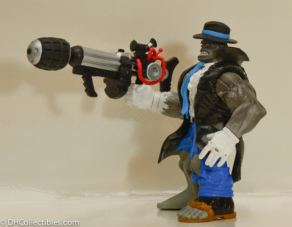 1996 ToyBiz Incredible Hulk Grey Battle Damaged Mr Fixit Bombastic Blasters Action Figure - Loose