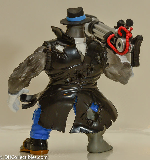 1996 ToyBiz Incredible Hulk Grey Battle Damaged Mr Fixit Bombastic Blasters Action Figure - Loose