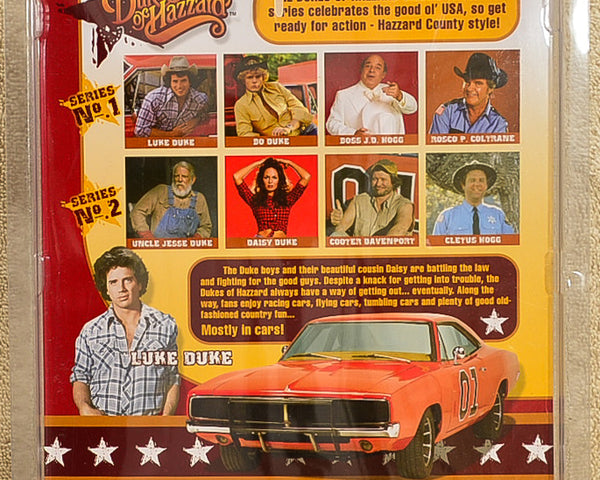 Figures Toy Co The Dukes of Hazzard Series 1 Luke Duke Action Figure 8" Mego Retro