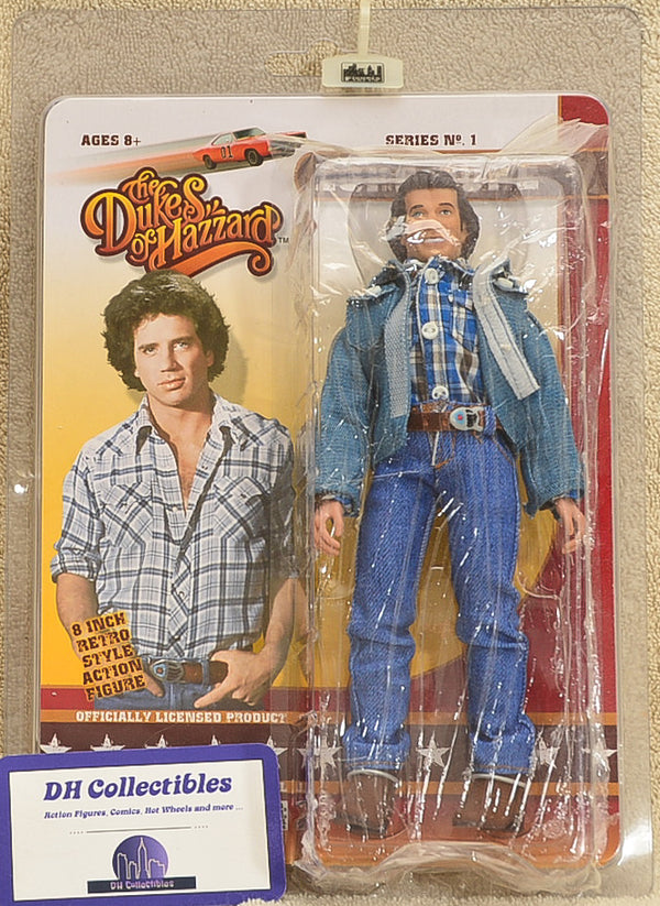 Figures Toy Co The Dukes of Hazzard Series 1 Luke Duke Action Figure 8" Mego Retro