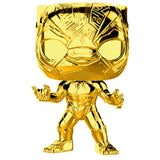 Funko Pop! Marvel Studio's 10th Anniversary Chrome Black Panther Figure # 383