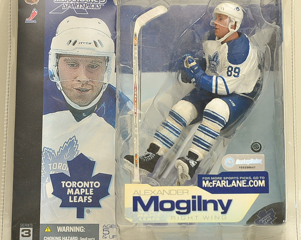 Alexander Mogilny, Toronto Maple Leafs right wing, No. 89, is an excellent all-around player with a tremendous shot.