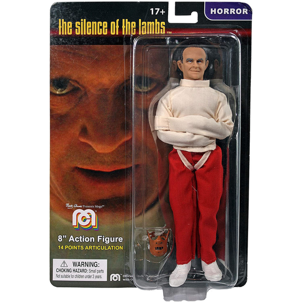 2020 Mego 8" Hannibal Lecter Straight Jacket Action Figure DH Collectibles