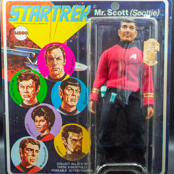 1974 Mego Star Trek Mr Scott (Scottie) - Action Figure