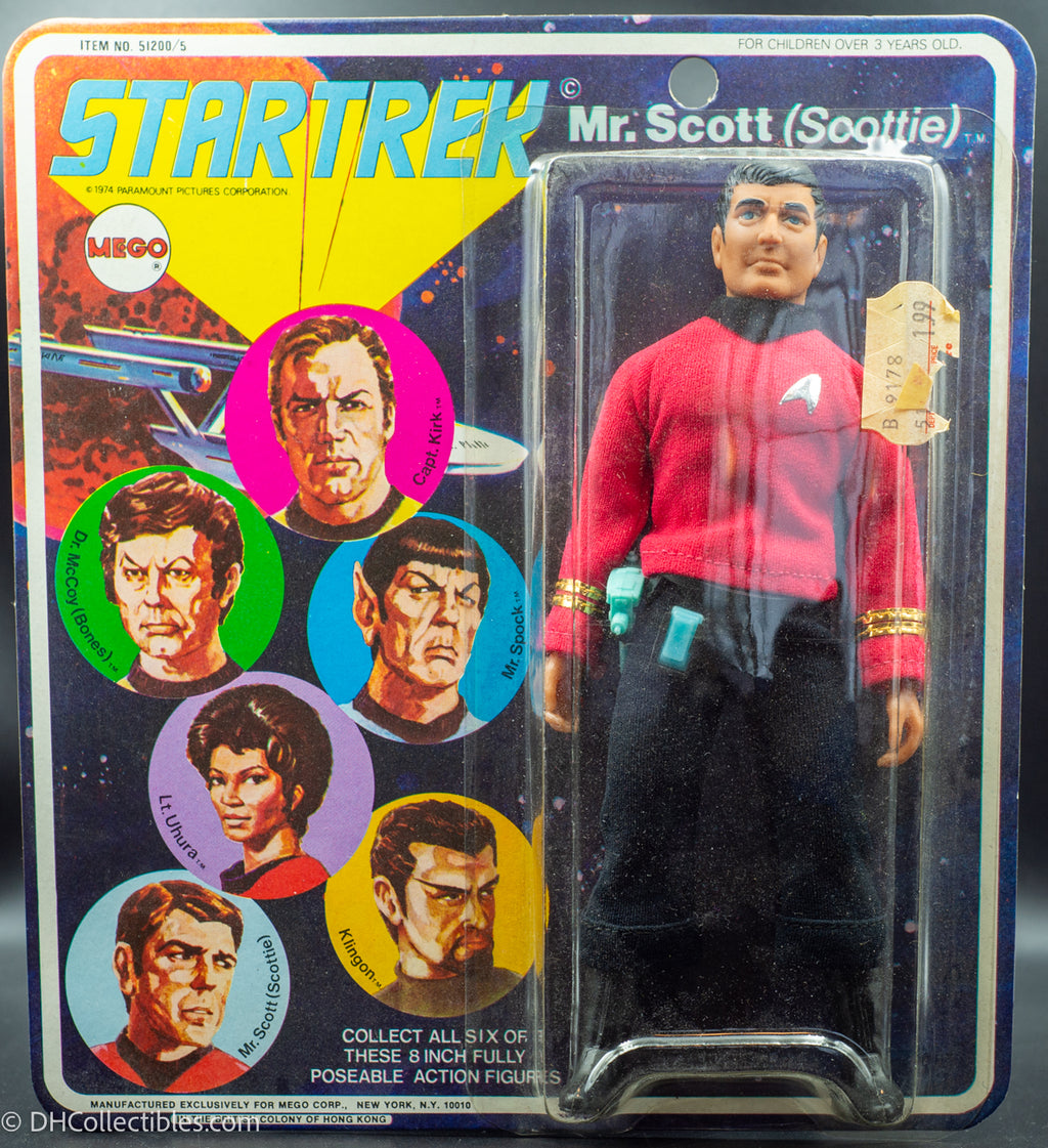 1974 Mego Star Trek Mr Scott (Scottie) - Action Figure | DH