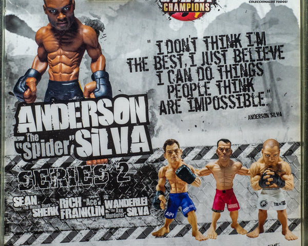 2008 UFC World of MMA Champions Series 2 Anderson Silva "The Spider" - Action Figure
